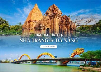 KHAI THÁC CHUYẾN BAY NHA TRANG - ĐÀ NẴNG