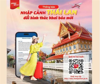 THÔNG BÁO QUAN TRỌNG – THAY ĐỔI HÌNH THỨC KHAI BÁO NHẬP CẢNH VÀO THÁI LAN